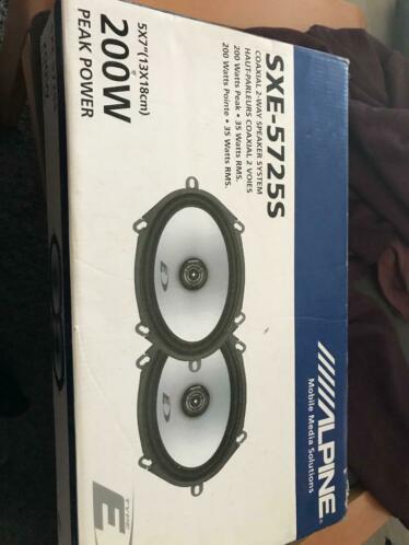 Alpine speakers