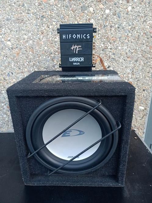 Alpine Subwoofer 1000watt hifonics versterker 250rms