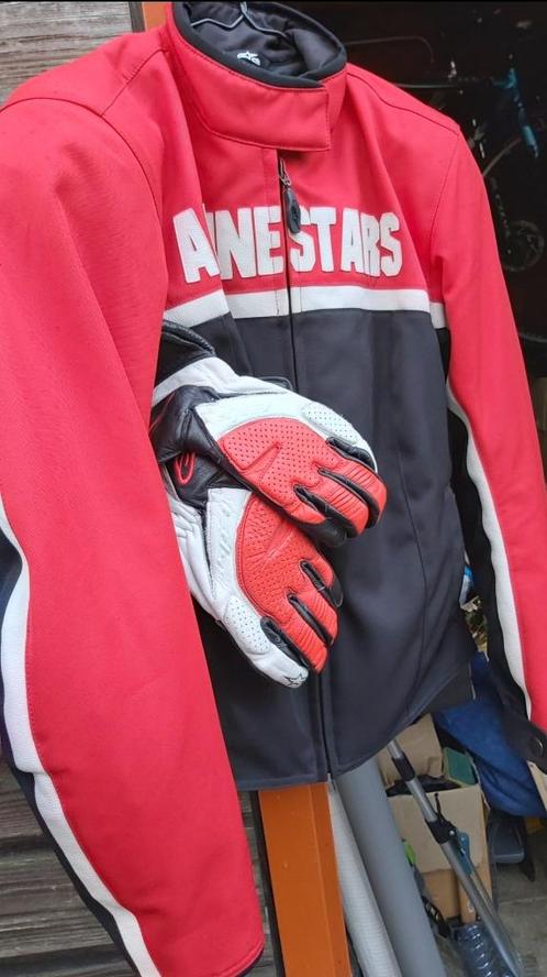 Alpinestars dames motorjas en handschoenen