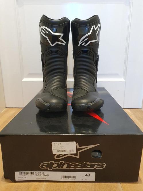 Alpinestars SMX-6 V2 Black Boots (Size 43)