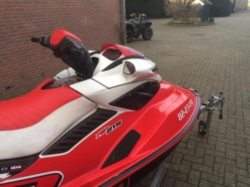 Als nieuwe Seadoo RXP215 Supercharged van 2007 met trailer