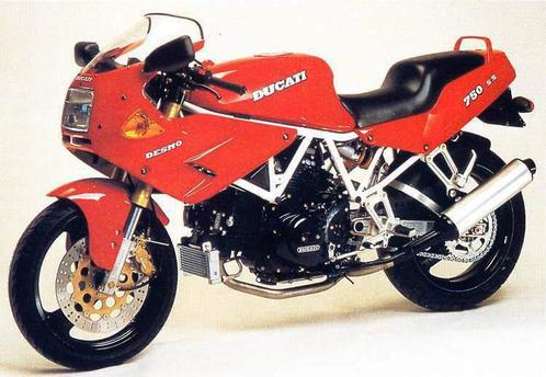  als nieuwe set originele dempers Ducati 750SS