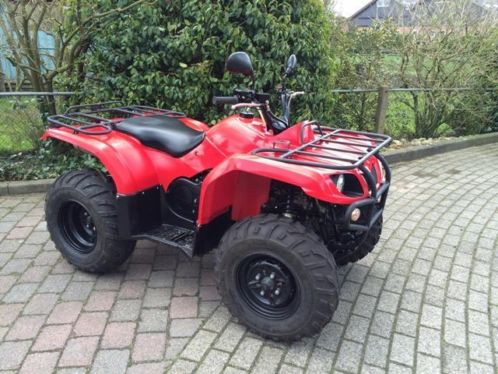 Als nieuwe Yamaha Grizzly 350 met kenteken