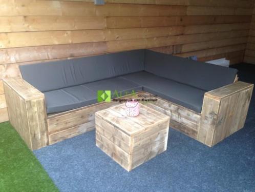 Alta Steigerhout Lounge Hoekbank Basic MAATWERK