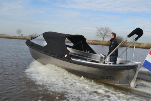 Aluminium Explorer 650 bootsloep met een stoere look