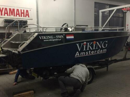 Aluminium motorboot 5.5 meter