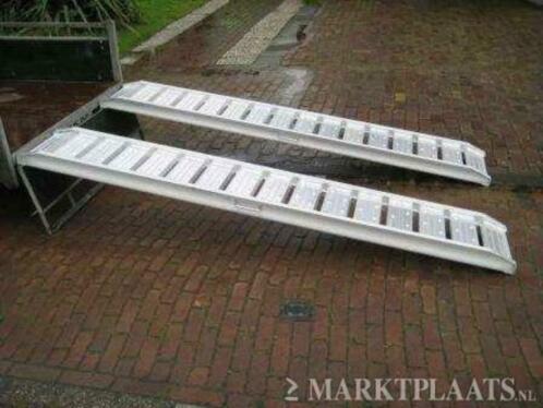 aluminium oprijplanken 180 , 187 en 250 cm lang nieuw