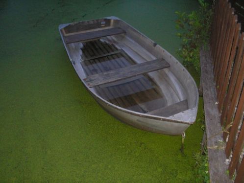 Aluminium roeiboot lang 3.10breed 1.15