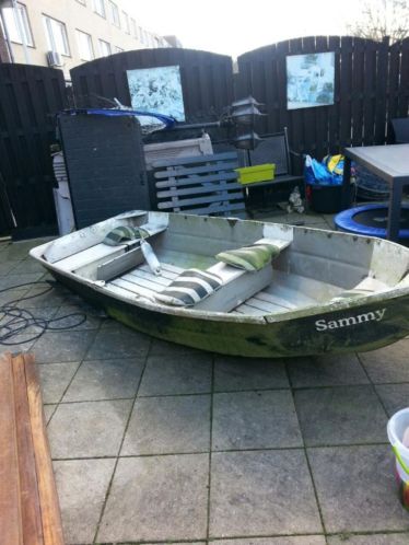 Aluminium roeiboot (opknapper) 100 in orde (niet lek)