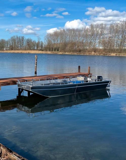 Aluminium SloepVisbootWerkboot (compleet)