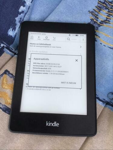 Amazon Kindle Paperwhite e-reader .6 inch. 4gb opslag.