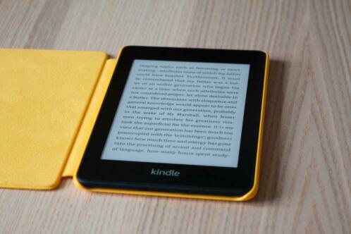Amazon Kindle Paperwhite e-reader  hoes (vrijwel nieuw)