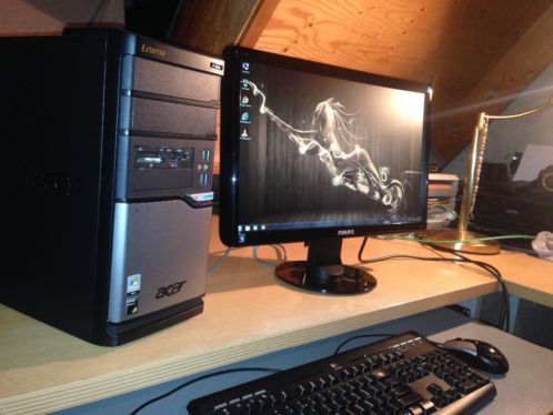 AMD dual core 3.0Ghz Acer Extensa 2GB Ram compleet 22 inch