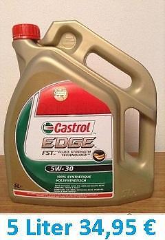 Amsterdam Motorolie CASTROL EDGE 5W30 LL. Motor olie 5L