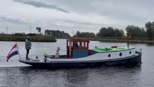 Amsterdamse grachten sleepboot , kromhout 1938.