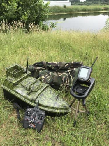 Anatec mono s voerboot met humminbird rf15 fishfinder