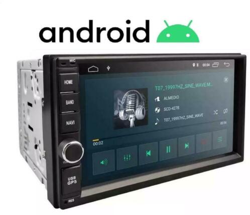 Android 10 Autoradio 2 DIN - Bluetooth 4.0 - Navigatie - GPS
