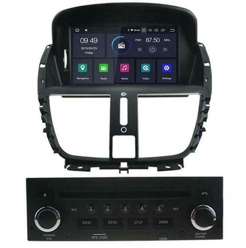 Android 10 navigatie peugeot 207 dvd carkit touchscreen 64gb