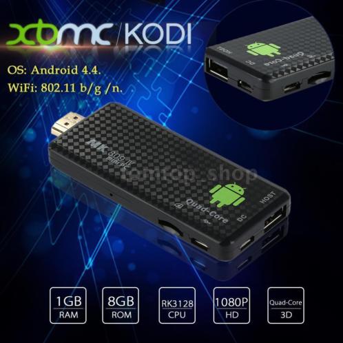 Android 4.4 MK809IV Quad Core Mini PC TV Dongle Stick 8G XBM