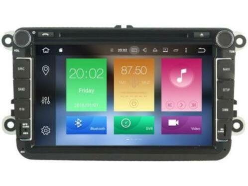 android 8 navigatie vw caddy dvd carkit dab 8 inch scherm
