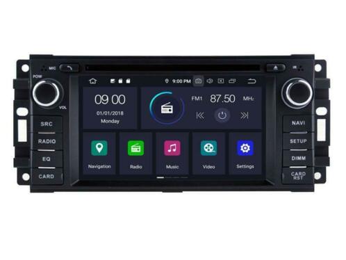 android 9 navigatie dodge chrysler jeep carkit dvd usb dab