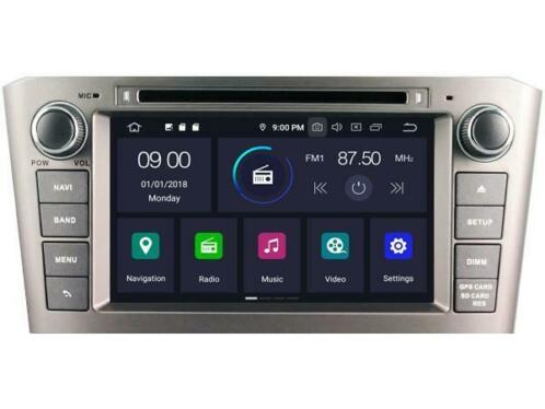 Android 9 Navigatie Toyota diverse modellen carkit dvd dab