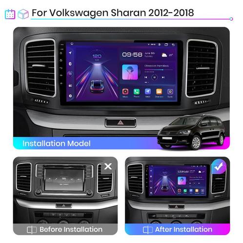 Android autoradio CarPlay voor alle autos met inbouwen