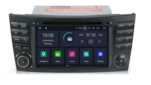 Android DAB navigatie Mercedes W211 IPS bluetooth radio