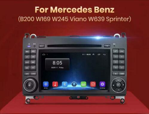 Android navigatie radio Mercedes A B C ML CL SL GL 19852020