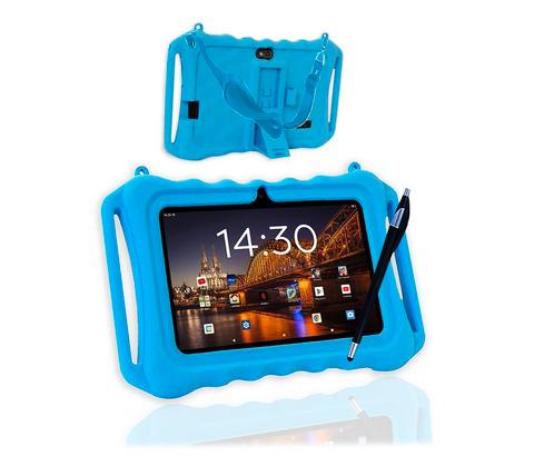 AngelTech Kindertablet Slim  34GB RAM  6464GB  Blauw