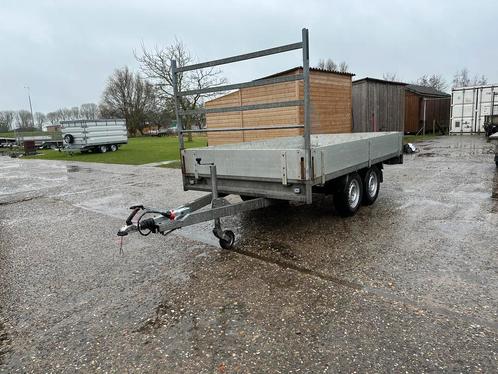 Annsems plateauwagen 330x185 2000kg zeer nette staat