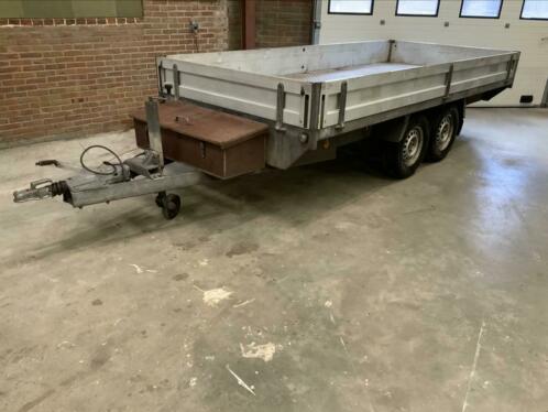 ANSSEMS 2700 kg Aanhanger 4.02x1.86 Aanhangwagen tandemasser