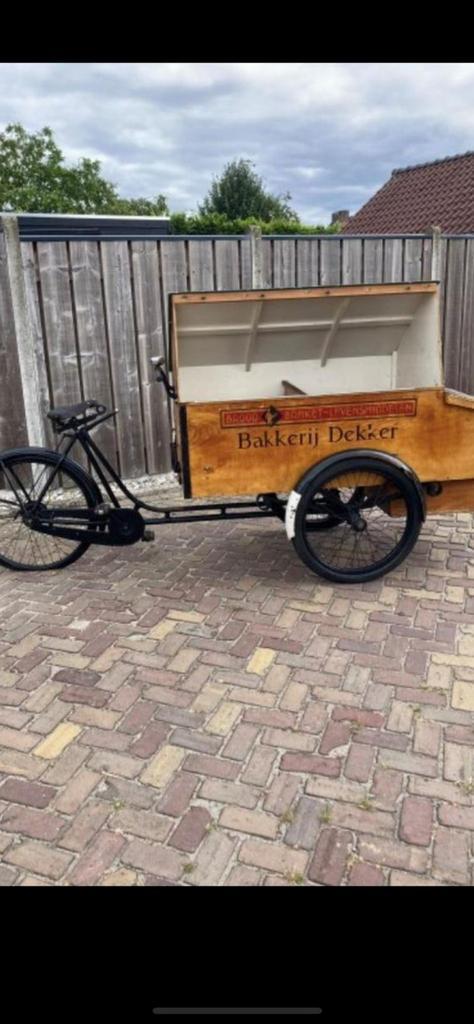 Antieke bakkers fiets