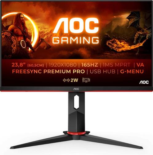 AOC 24G2SPU - Full HD IPS Gaming Monitor - G-Sync Compatible