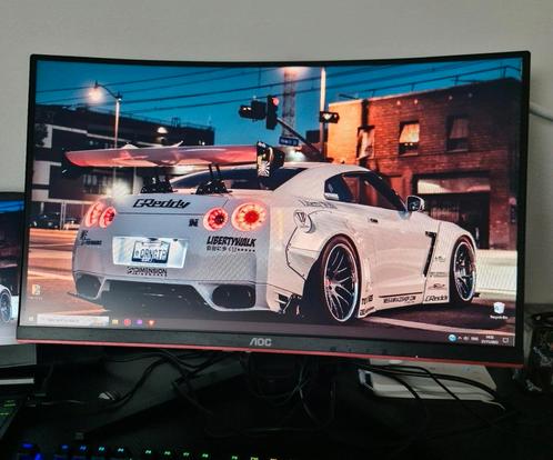 Aoc C24G1 curved frameless gaming monitor 23,6 inch 144hz