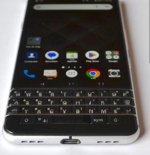 Aparte BlackBerry KEYone 32GB (QWERTZ) Zilver Zwart.