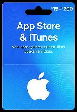 App store en iTunes kaart apple
