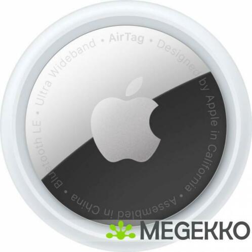 Apple AirTag Bluetooth Zilver, Wit (4 stuks)
