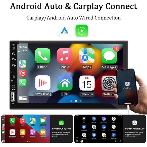 Apple CarPlay autoradio scherm voor iPhone en Android