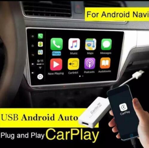 Apple Carplay en Android Auto ontvanger usb dongle