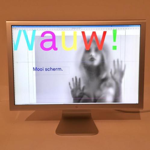Apple HD Cinema Display 23 inch, heel mooi.