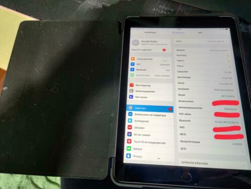 Apple iPad 2017 model met hoes 32 GB silver