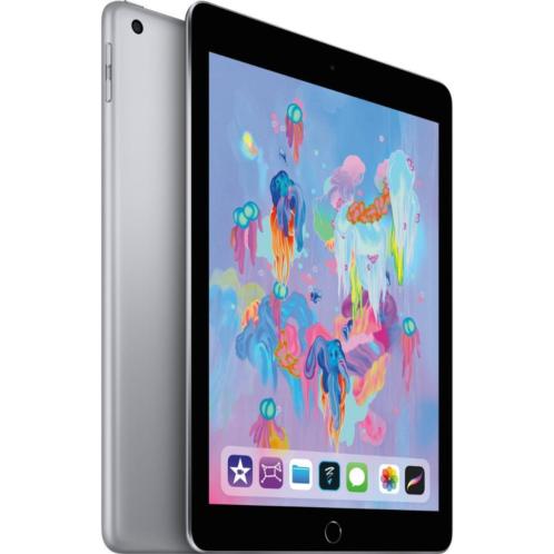 Apple iPad 2018 128GB Space Gray Wifi Cellular - Gloednieuw