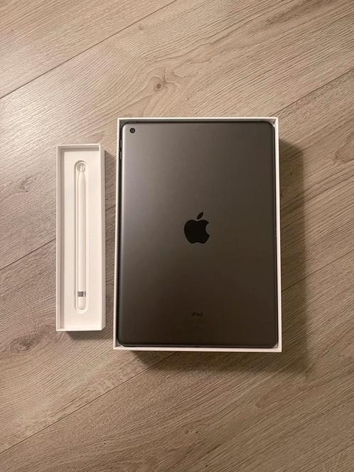 apple ipad 2020 met apple pencil en hoesje, 128gb, grijs