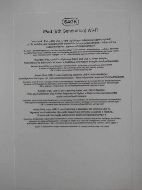 Apple iPad 9th generation Wi-Fi