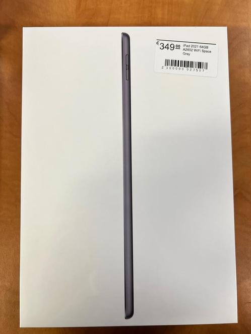 Apple iPad A2602 2021 64gb WiFi SpaceGray tablet nieuw