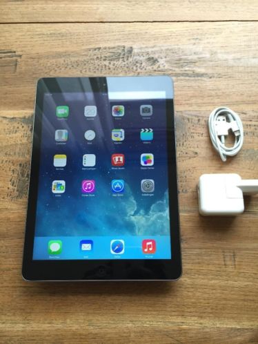 Apple iPad Air 32GB Wifi Space Grey  Zwart, Als Nieuw iOS7