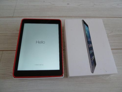 Apple ipad air 64 gb space gray met originele cover