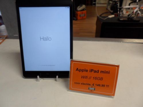 Apple iPad mini 16GB WIFI Zwart  in nette staat  oplader