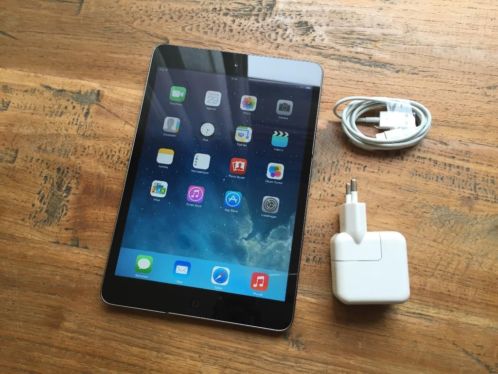 Apple iPad Mini 2 Retina 16GB Wifi Zwart Grey Garantie iOS7